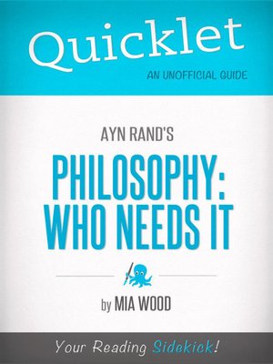 cover image of Quicklet on Ayn Rand's Philosophy
